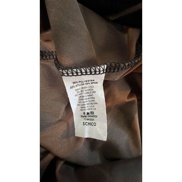 Philosophy Of Paek BrownBurnout Velvet Sheer Mini Dress, Club Party Wear, small - Picture 13 of 13